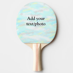 Raquete De Ping Pong Coloração colorido simples adicione sua foto de te