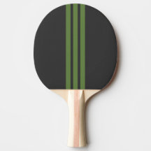 Raquete de Ping Pong com Faixa Esportiva Verde
