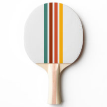 Raquete de Ping Pong com Faixa Retrô Atlética
