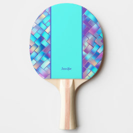 Raquete de Ping Pong com Impressão Holográfica e N