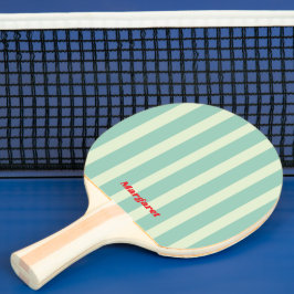 Raquete de Ping Pong com nome monograma