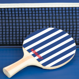 Raquete de Ping Pong com nome monograma