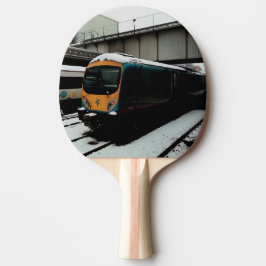 Raquete De Ping Pong Comboio amarelo e turquesa