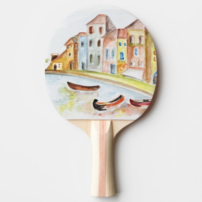Raquete De Ping Pong Conceito de Veneza (Frente)