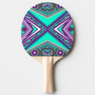 Raquete De Ping Pong Concentrado Circulado Até O Ponto Abstrato