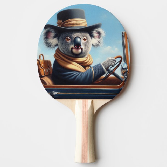 Raquete De Ping Pong Condução De Koala (Frente)