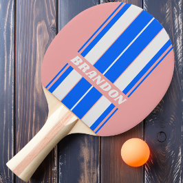 Raquete De Ping Pong Conselho do Beijo do Mar Retroativo com Nome