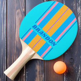 Raquete De Ping Pong Conselho do Céu Neon Ocean Sky, 2008, com nome