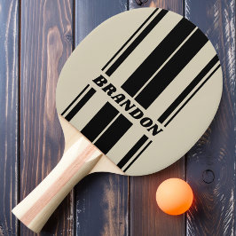 Raquete De Ping Pong Conselho Retro Alabastro com Nome