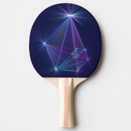 Raquete De Ping Pong Constelação, Abstrato Fantasy Arte Fractal