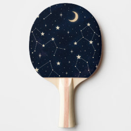 Raquete De Ping Pong Constelação de Starry Sky - Padrão noturno celesti