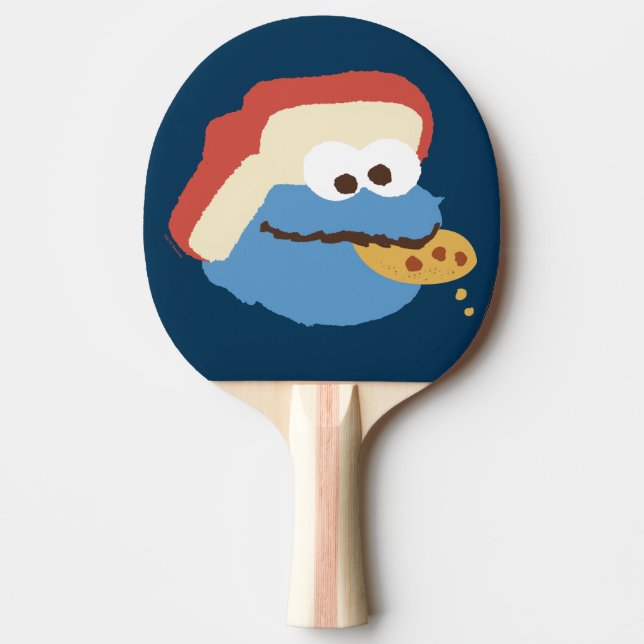 Raquete De Ping Pong Cookie Monster Camp Cookies (Frente)