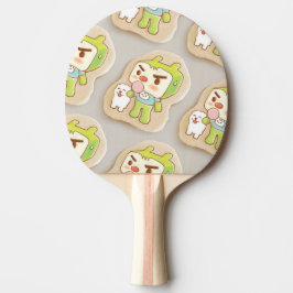 Raquete De Ping Pong Cookies com Ícones XiaoTieJun