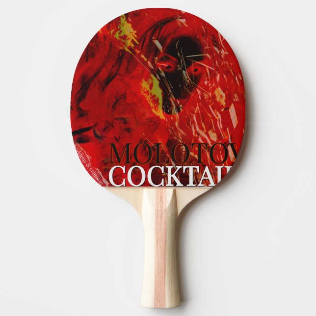 RAQUETE DE PING PONG COQUETEL MOLOTOV! (Frente)