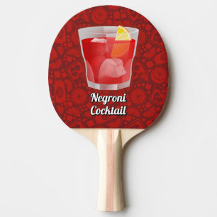 Raquete De Ping Pong Coquetel Negroni