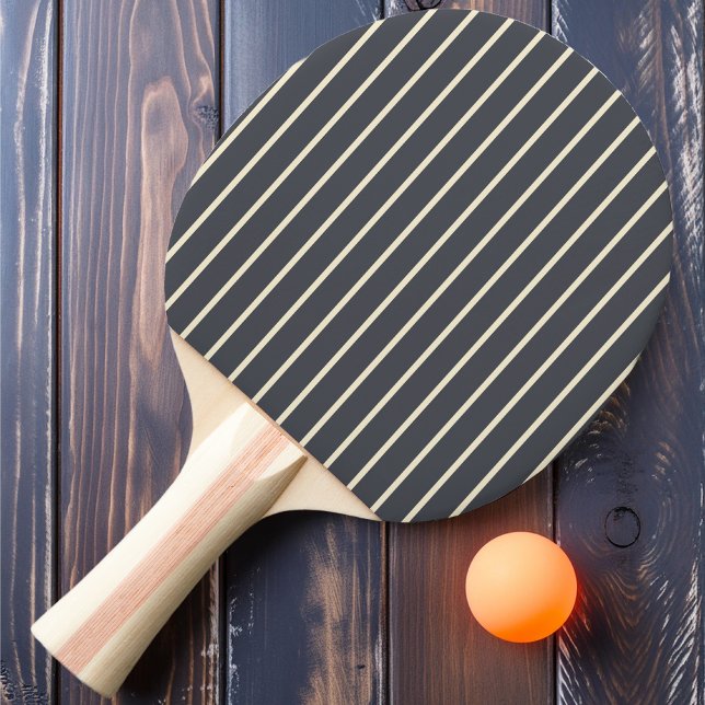Raquete De Ping Pong Cor das Cinzas mediterrânicas listrantes (Criador carregado)