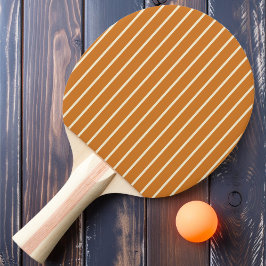 Raquete De Ping Pong Cor De Mel Queimada Com Fio De Pinos