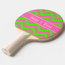 Raquete De Ping Pong Cor-de-rosa quente nº 2 Verde limão LG Chevron Nam