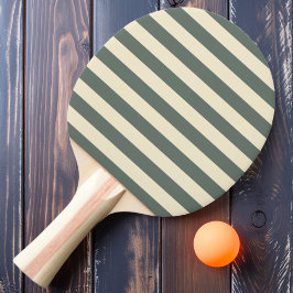 Raquete De Ping Pong Cor Polo Listrada Cinza Quente