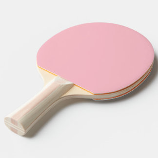 Raquete De Ping Pong Cor Rosa Claro Sólida Cor Pastel Menina