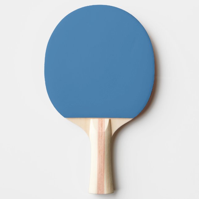 Raquete De Ping Pong Cor Sólida da Cinza Azul de Aço (Frente)