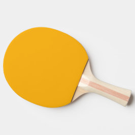 Raquete De Ping Pong Cor Sólida do outono Amarelo de Goldenrod
