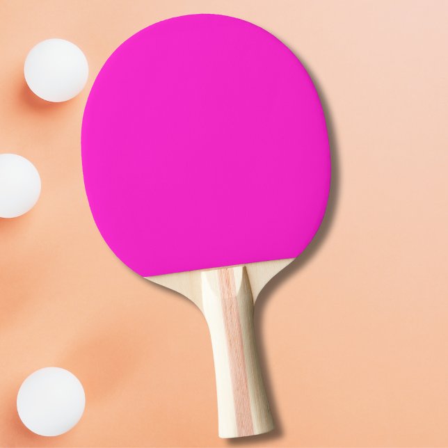 Raquete De Ping Pong Cor Sólida Magenta Quente (Criador carregado)