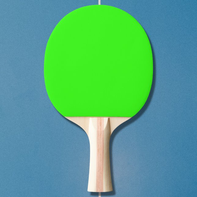 Raquete De Ping Pong Cor Sólida Neon Verde (Criador carregado)
