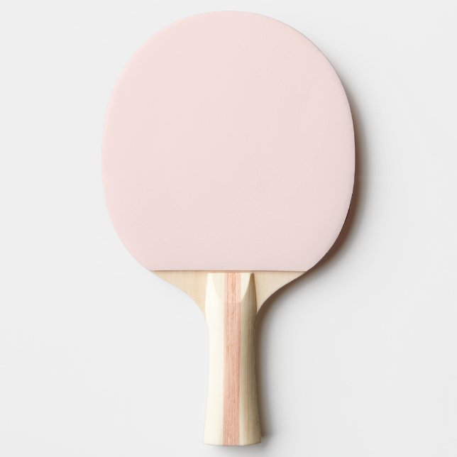Raquete De Ping Pong Cor Sólida Pêssego Pastel Macio (Frente)