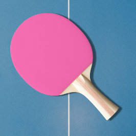 Raquete De Ping Pong Cor Sólida Rosa Quente