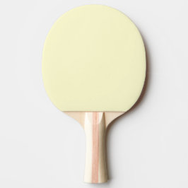 Raquete De Ping Pong Cor Sólido Amarelo-Manteiga | Elegante Clássico