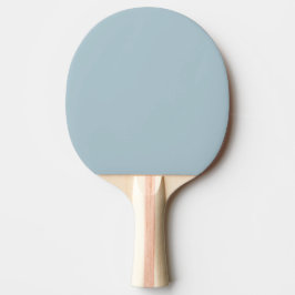 Raquete De Ping Pong Cor Sólido Azul Pastel | Clássico | Elegante