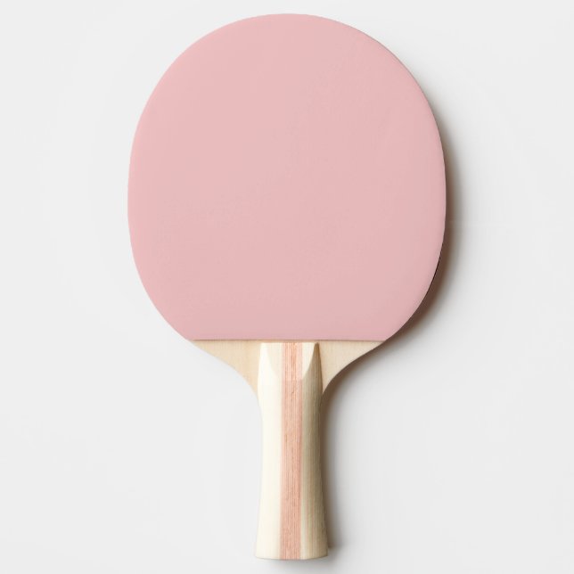 Raquete De Ping Pong Cor Sólido Rosa Bebê (Frente)