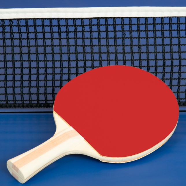 Raquete De Ping Pong Cor Sólido Vermelho Firebrick (Insitu)