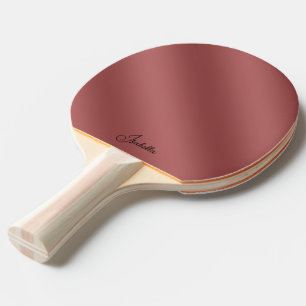 Raquete De Ping Pong Cor Vermelha sólida do gradiente Moderno de Cor da
