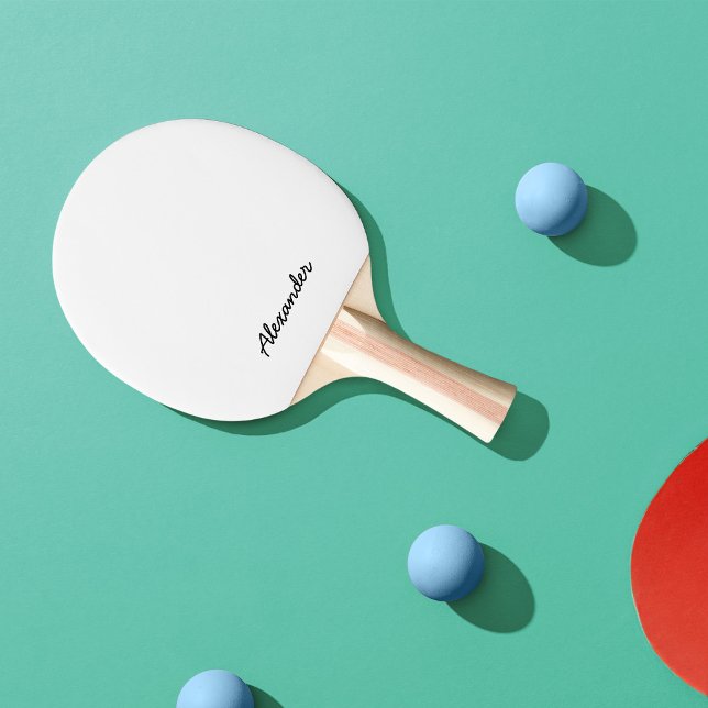 Raquete De Ping Pong Cores Totalmente Editáveis do Script de Nome Perso (Criador carregado)