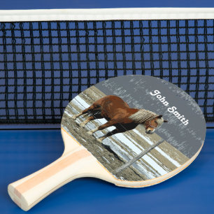 Raquete De Ping Pong Coroa Belga, Ping Pong Paddle