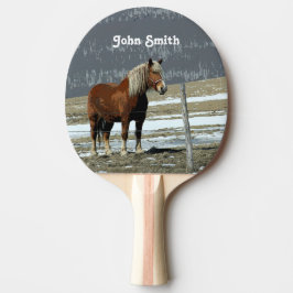 Raquete De Ping Pong Coroa Belga, Ping Pong Paddle