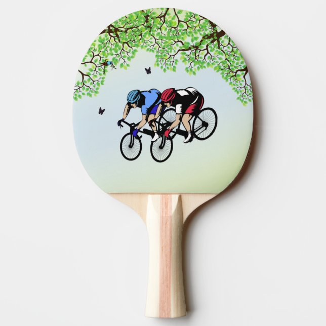 Raquete De Ping Pong Corrida Bicicleta (Verso)
