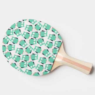 Raquete De Ping Pong Corujas Brancas