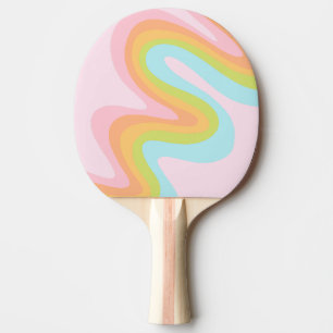 Raquete De Ping Pong Cotovelo-arco-íris pastel