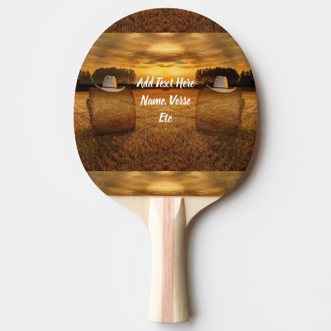 Raquete De Ping Pong Cowboy (Frente)