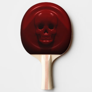 Raquete De Ping Pong Crânio do sangue
