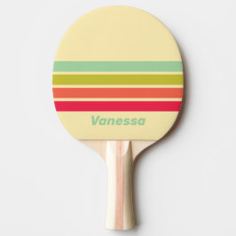 Raquete De Ping Pong Creme de Manteiga Sussurro Através de Faixas com N