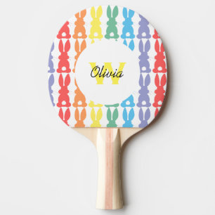 Raquete De Ping Pong Crianças Personalizadas Silhueta de Padrão do Ra
