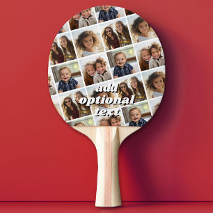 Raquete De Ping Pong Criar uma Colagem de Fotos Personalizada com 4 Fot