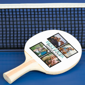 Raquete De Ping Pong Crie a sua própria Colagem de Fotos do Pai 4 Moder