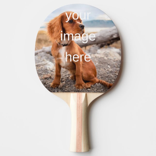 RAQUETE DE PING PONG CRIE O SEU PRÓPRIO (Frente)