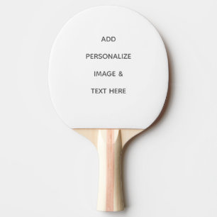 Raquete De Ping Pong Crie o seu próprio branco