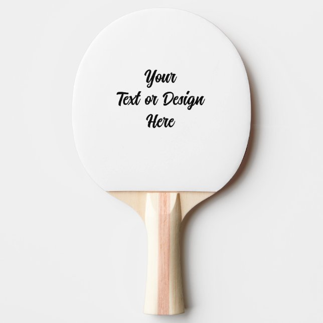 Raquete De Ping Pong Crie seu (Frente)